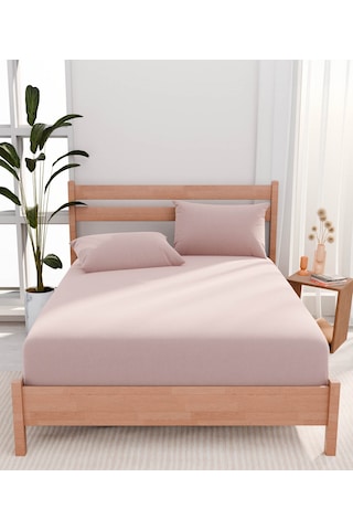 Çift Kişilik Urban Pembe Çarşaf Seti Pembe