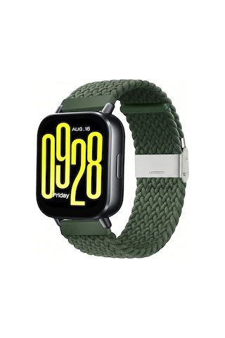 Xiaomi Redmi Watch 5 Acitve / 5 Lite Uyumlu Metal Clips Kumaş Örgü Akıllı Saat Kordon