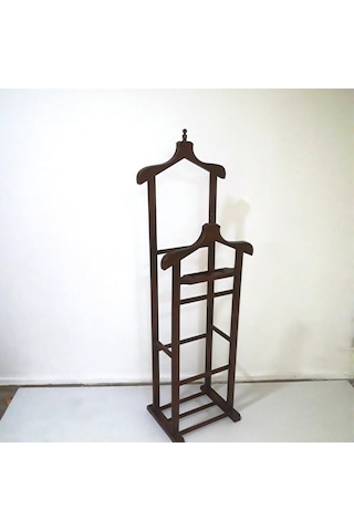 Dilsiz Uşak Çift Tepe Model Parlak Ceviz Askılık Kayın Torna Iske N11.162 Ceviz