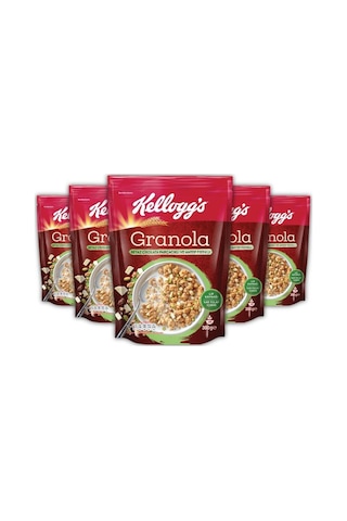 Kellogg's Granola Beyaz Çikolata Parçacıklı & Antep Fıstıklı 5 x 300 G