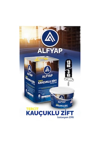 Alfyap Kauçuklu Zift İzolasyon Zifti 13 Kg