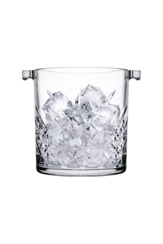 Perlotus Times Maşalı Cam Buz Kovası ve Buz Maşası Seti