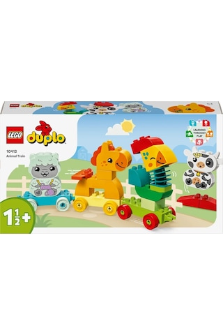 LEGO® DUPLO® İlk Hayvan Trenim 10412 1½+ Eğitici Oyuncak Yapım Seti - 19 Parça