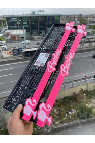 Barbie Özel Tasarımlı Pleksi Plakalık