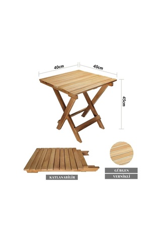 Ahşap Katlanabilir Taşınır Puf Minderli Şezlong. Plaj, Bahçe, Teras, Balkon İçin 3 Lü Set Gri Çok Renkli