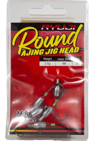 Ryuji Round Ajing 8 Jig Head 0,8gr