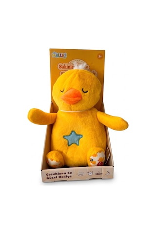 Pl50123 28 Cm Işıklı Müzikli Peluş Oyuncak Peluş Duygusal