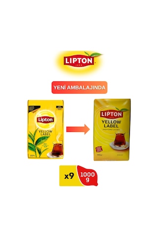 Lipton Yellow Label Siyah Dökme Çay 9 x 1 KG