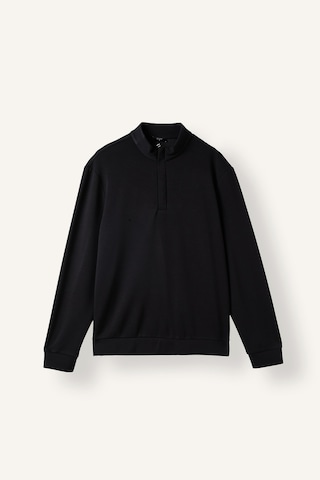 Defacto Regular Fit Dik Yaka Yarım Fermuarlı Sweatshirt F2821ax25aubk81 Siyah