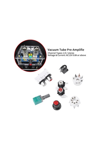 Wezone 6j1 Elektronik Röle Ön Amfi Dıy Seti - Dijital Lezzeti Filtreleyen Stereo胆机 Parçaları Statik Torba İçerisinde