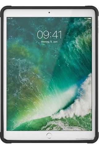 Apple Uyumlu iPad  9.7 2017 (5.Nesil) Zore Defens Tablet Silikon-Siyah - Siyah