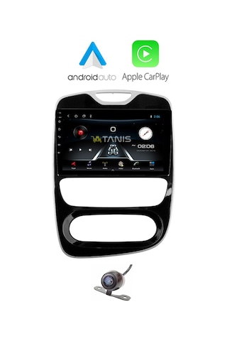 Renault Clio 4 2016-2020 Android Multimedya Navigasyon Carplay