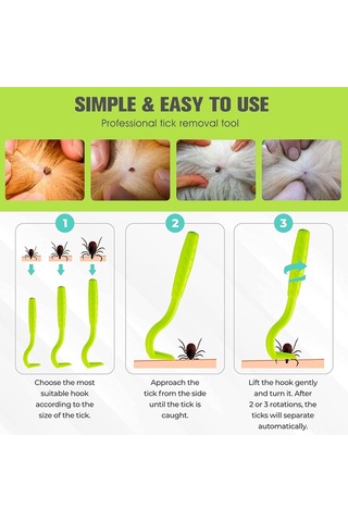 Hangfox Evcil Hayvan İçin Çelik+plastik Kenevir Çıkarıcı Seti - 3 Farklı Boyutlu Çekiç + 2 Uçlu Pinçer İle Kenevir Ve Bitler Tamamen Temizlenir