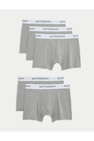 Marks & Spencer 5'li Supima Trunk Seti T14005390a Gri