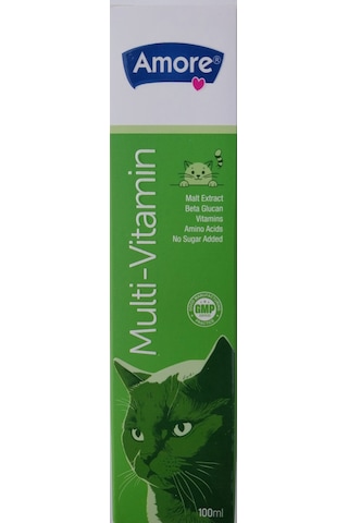 Amore Multivitamin Kedi Malt Biotin Vitamin A-d-e-b-k 100 ML