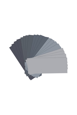 20 Adet Islak Kuru Zımpara Kağıdı, Grit 1000/2000/3000/5000/7000, 9 X 3.6 İnç