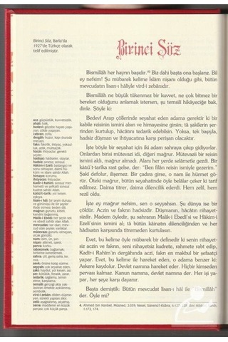 Sözler Yeni Tanzim Büyük Boy (Lügatçe, Dipnot, İndex) (Kod: 70... 9789755257068
