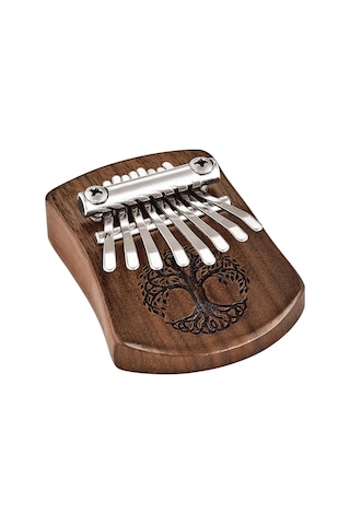 Meinl Sonic Energy Kl801tol Mini Solid Tree Of Life C Major 8 Note Kalimba Black Walnut