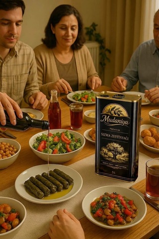 Mudaniya Natürel Soğuk Sıkım Yeni Sezon Sızma 5l 4800gr Zeytinyağı