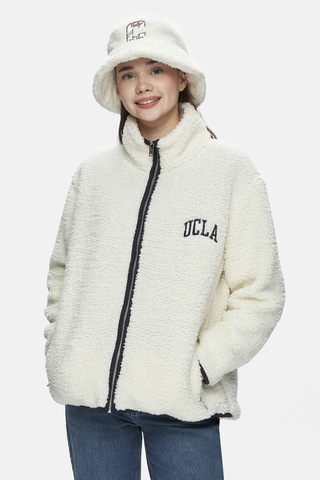 Ucla Yuna Bej Polar Polar Standard Fit Kadın Ceket Bej