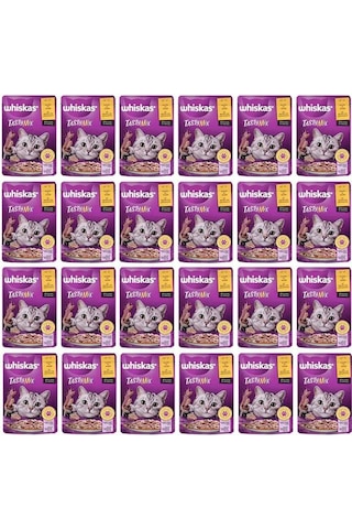 Whiskas Tasty Mix Kuzu&hindi Kedi Maması 85 Gr 24x