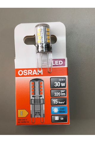 Osram 5 Adet G9 Led Lamba 220v 2,6w 30w 320 Lümen 4000 Kelvin Gün