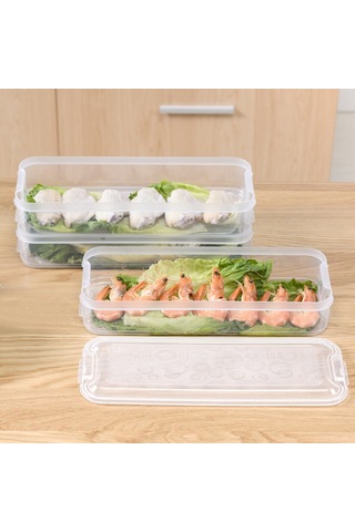 Düzenleyici 3 Katlı Yumurta Kabı Kapaklı Gıda Saklama Kabı Mutfak Aksesuarları Diğer