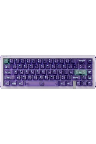 Real67 Potassium-purple %65 Ttc Sacred Heart Kom Manyetik 8k He Hotswap Rgb İngilizce Gaming Klavye