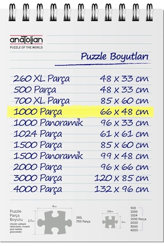Anatolian 1000 Parçalık Puzzle - Sakura Mevsimi 1219