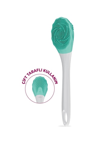 House Pratik Hp87 Şarjlı Silikon Duş Fırçası 3 Mod Titreşimli Vücut Temizleme Fırçası Yeşil Yeşil