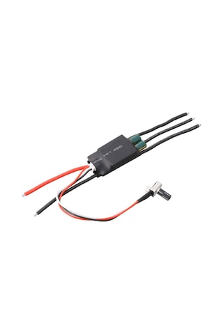 Kosona 7-24v 200w Bldc 3 Fazlı Fırçasız Esc Motor Sürücü Kartı Hızlı Regülatör Potansiyometreli