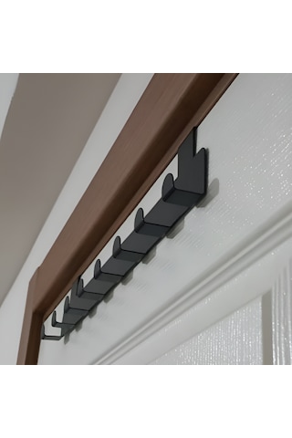 Hvngroup Metal Amerikan Kapı Arkası Askılık Organizer Askılık Siyah