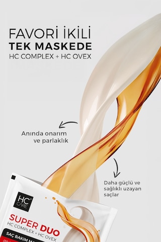 Hc Care Super Duo Saç Bakım Maskesi 40 ML