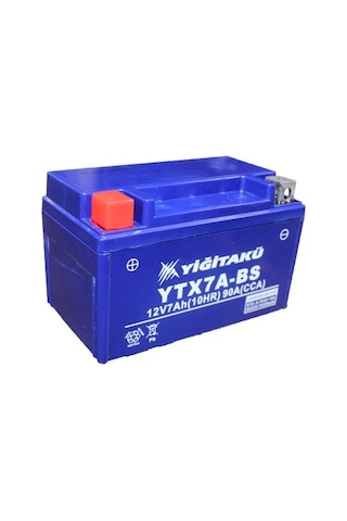 Yiğit YTX7A-BS 12V 7Ah Motosiklet Aküsü Aküsü 2023 Mayıs Üretim