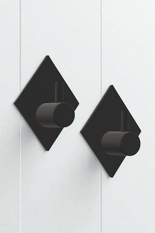 2'li Askılık Havlu Askısı, Bornoz Askısı, Kapı Arkası, Duvara Monte, Dayanıklı Malzeme, Beyaz 97 Beyaz