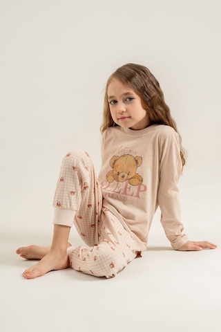 Rolypoly Kız Çocuk Let Me Sleep Please Pembe Uzun Kol Pijama Takım Rp3915-c-v1 Rp3915-c-v1