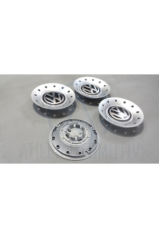 4 X Vw Golf 4 1998-2004 Çelik Jant Göbeği - Kapağı 164mm