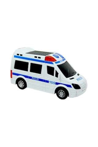 Işıklı Sesli Çarp Dön Pilli Polis Otusu 0040