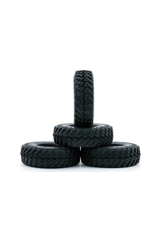 Didadodo 1/24 Axial Scx24 Kauçuk Tekerlek Seti - 4 Adet, Rc Araç Lastikleri
