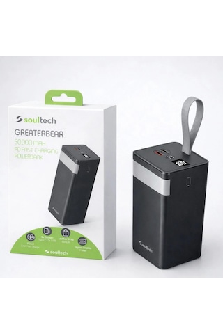 Soultech Greaterbear 50.000 Mah Pd Hızlı Şarj Powerbank Dijital Göstergeli Taşınabilir Şarj Cihazı Çok Renkli 10793342