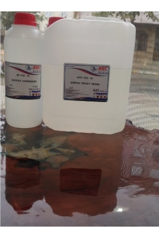Arc 150 Ultra Şeffaf Döküm Tipi -parlak Epoksi Reçine-5 Kg set