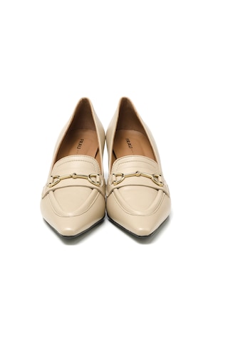 Topuklu/ Stiletto Kadın Diğer 64n0 Frau Nappa Alpaca Beige Çok Renkli