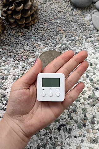 Küçük Ekran Mini Elektronik Mutfak Saati Zamanlayıcı thr358