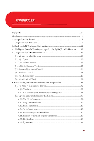 Veteriner Akupunktur Ve Geleneksel Çin Veteriner Tıbbı