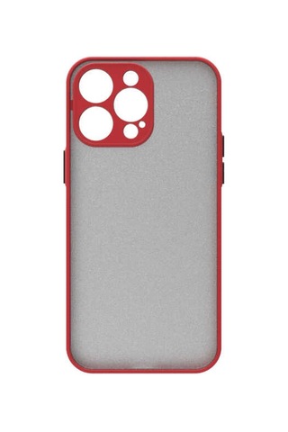 Apple Uyumlu iPhone 14 Pro Max Kılıf Hux Düğme ve Kapak Zıt Renk Kılıf