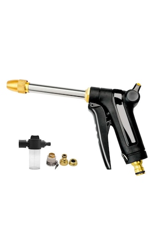 Yüksek Basınçlı Araba Yıkama Bahçe Sulama Su Tabancası Tazyikli