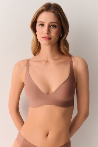 Suwen Invisible Lazer Kesim Balensiz Dekolteli Sütyen Sw5989272 Nude