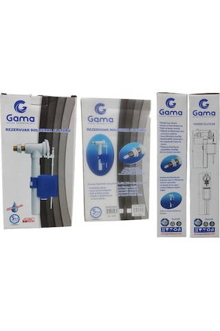 Gama Jet Rezervur Flatörü Yandan 3/8 Beyaz