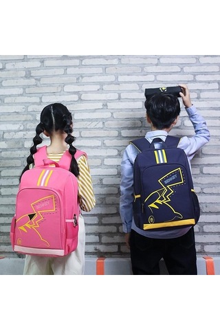 Ilköğretim Okulu Sırt Çantası, Çocukların Üç Boyutlu Sırt Çantası Iqz24l Siyah