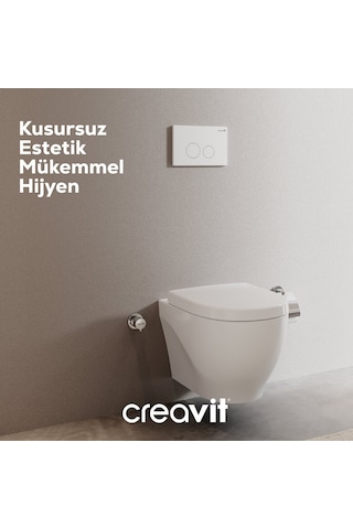 Creavit Terra Parlak Krom Kaplama Kumanda Paneli GP9004.00 Krom